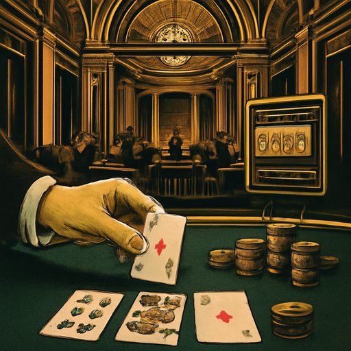 ll44 Dealer hand close-up in table games